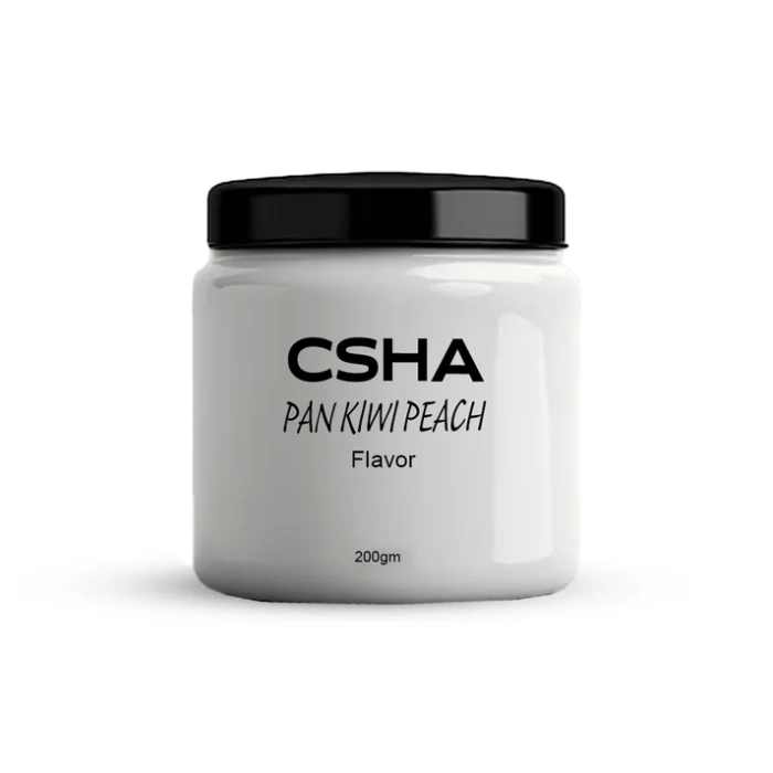 CSHA Pan Kiwi Peach Hookah Flavor - 200g Glass Jar
