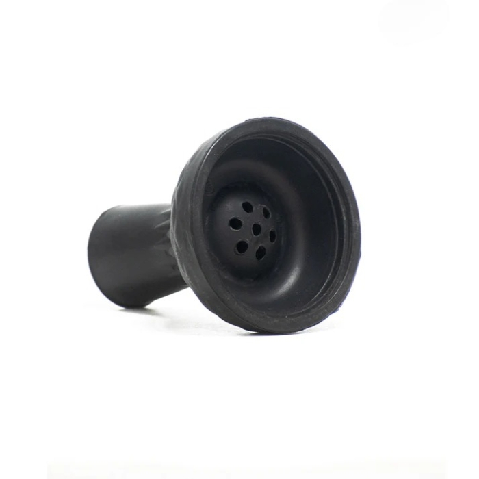 Foggit Black Unbreakable Silicone Hookah Chillum – Heat-Resistant & Easy-Clean Shisha Bowl