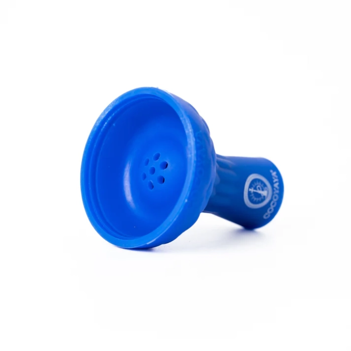 COCOYAYA Blue Unbreakable Silicone Hookah Chillum – Heat-Resistant & Easy-Clean Shisha Bowl