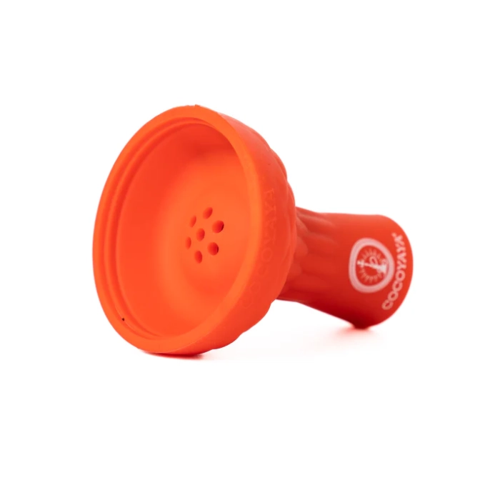 COCOYAYA Red Unbreakable Silicone Hookah Chillum – Heat-Resistant & Easy-Clean Shisha Bowl